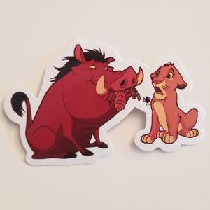 10/$10 Pumbaa & Simba Sticker